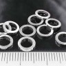 Купить Кольцо декоративное 20 Ронделька плоская 7*7*1мм серебристое (Brass) (10шт.) с доставкой по России