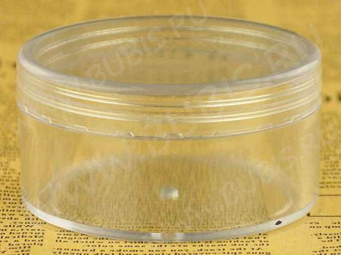Контейнер для хранения 26 Баночка с винтовой крышкой 7,1*3,6*3,6см прозрачная (оргстекло)