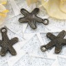 Купить (СКИДКИ!!!) Подвеска Морская звезда 03 17*13*1,8мм античная бронза (литьё) (10шт.) с доставкой по России