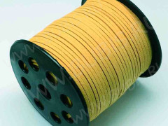 Замшевый шнур 03 плоский 3*1,5мм горчичный (1м)