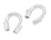 Защита ланки или нити от перетирания 02 925 4*5*1мм серебристая (Sterling Silver) (2ШТ.)