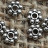 (СКИДКИ!!!) Рондели 038 Дейзи 4,5*4,5*1,3мм античное серебро (литьё) (50шт.) Купить (СКИДКИ!!!) Рондели 038 Дейзи 4,5*4,5*1,3мм античное серебро (литьё) (50шт.) с доставкой по России