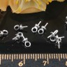 (СКИДКИ!!!) Держатель кулона 064 шапочка со штырьком посеребренная 6,5*2,5*2,5мм серебристый (Sterling Silver Plated) (10шт) Купить (СКИДКИ!!!) Держатель кулона 064 шапочка со штырьком посеребренная 6,5*2,5*2,5мм серебристый (Sterling Silver Plated) (10шт) с доставкой по России