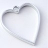 Подвеска Рамка 09 Сердце 34*30*3,7мм матовая серебристая (литьё) Купить Подвеска Рамка 09 Сердце 34*30*3,7мм матовая серебристая (литьё) с доставкой по России