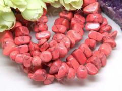 Галтовка крупная 10-14мм Говлит лососевый (камни) (нить с замком 42-45см)