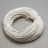 Купить Шнур кожаный 14 воловья кожа круглый 1,5мм белый (1м) с доставкой по России