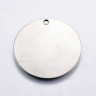 Подвеска Жетон 43 Круг 30*1мм цвет платины (Хирургическая сталь) Купить Подвеска Жетон 43 Круг 30*1мм цвет платины (Хирургическая сталь) с доставкой по России