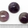 Купить Кабошон каменный 028 Круг 12*12*5мм Аметист натуральный (камни) с доставкой по России