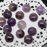 Купить Кабошон каменный 028 Круг 12*12*5мм Аметист натуральный (камни) с доставкой по России