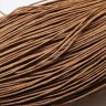 Купить Вощёный х/б шнур 1мм цвет светло-коричневый (5м) с доставкой по России