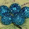 Купить Бусина Шамбала 09 10мм голубо-бирюзовый (металл и стекло) с доставкой по России