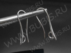 Швензы-крючки №073 Капелька 21*7,5*2мм цвет платины (LUX Китай) (Brass) (1пара)