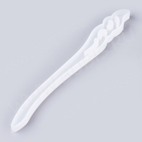 Молд 093 для эпоксидной смолы Палочка для волос Закладка 180*15*7мм (силикон)