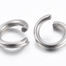 (СКИДКИ!!!) Колечки одинарные 3*0,5мм Ювелирная сталь цвет платины (Хирургическая сталь) (200шт) Купить (СКИДКИ!!!) Колечки одинарные 3*0,5мм Ювелирная сталь цвет платины (Хирургическая сталь) (200шт) с доставкой по России