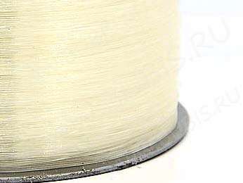 Резинка 12 силиконовая круглая 1мм прозрачная (5м)