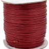 Купить Вощёный полиэстеровый шнур "корейский" 0,5мм красный (1м) с доставкой по России