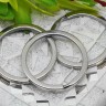 Купить Карабин для брелка 16 Кольцо 35*35*2,3мм цвет платины (Iron) с доставкой по России