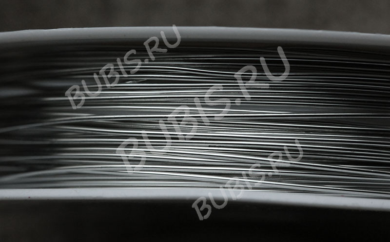 Проволока медная 05 толщина 0,5мм цвет платины (Copper) (ок.8м)