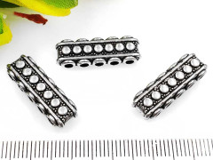 Разделитель 29 на 5 нитей 23*7,5*5мм античное серебро (литьё)