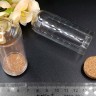 Бутылочка 76 колба с пробкой 74*27*27мм прозрачная (стекло) Купить Бутылочка 76 колба с пробкой 74*27*27мм прозрачная (стекло) с доставкой по России