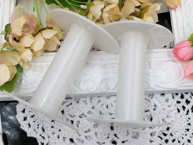 Катушка 01 пустая 76*68мм белая (пластик) (упаковка и хранение)