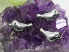 Бусина 167 Птичка 01 3D 15,5*7*5,5мм античное серебро (литьё)