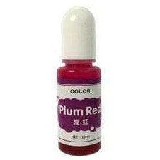 Краситель 01 Колер для смолы прозрачный Сливово-Красный Plum Red (Transparent Colorant)(10мл)