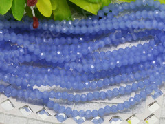 Бусина кристалл гранёный Абакус 4,3*4*3,5мм &quot;кошачий глаз&quot; св.синий полупрозрачный (имитация Сваровски) (20шт.)