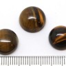 Купить Кабошон каменный 031 Круг 12*12*5мм Тигровый глаз (камни) с доставкой по России