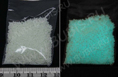 Декоративный цветной песок 03 светонакопительный 0,5-1мм бело-голубой (искусственный песок) (5гр)