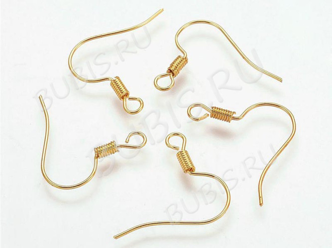 Швензы-крючки №038 16*15,5мм золотистые (Brass) (5 ПАР)