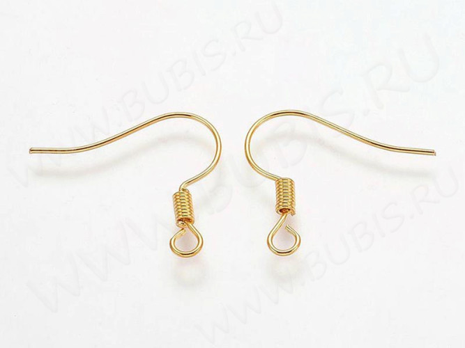 Швензы-крючки №038 16*15,5мм золотистые (Brass) (5 ПАР)