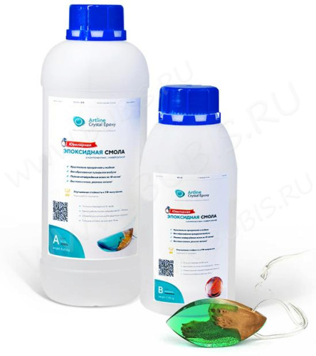 Эпоксидная ювелирная смола ArtLine Crystal Epoxy (Артлайн) (1000г)