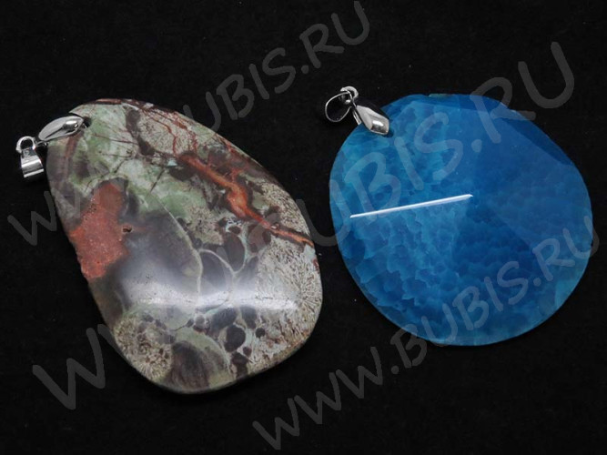 Держатель кулона 026 гладкий 20*7*4,5мм цвет платины (Brass)