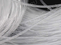 Полиуретановый шнур 02 1,5мм ПОЛЫЙ (1мм) прозрачный (1м)