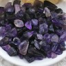 Купить Наполнение для смолы и бутылочек 076 каменная крошка БЕЗ отверстий 5-8*3-6мм Аметист тёмный натуральный (декор) с доставкой по России