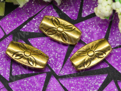 Бусина 069 Лепёшка 16*9*4мм античное золото (литьё)