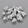 Купить Бусина Цветочек 04 3D 12*12*7мм серебристый (алюминий) (30шт.) с доставкой по России