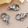 (ОПТ) Замочек карабин №086 13*8,5*4мм цвет платины (Хирургическая сталь)(100шт) Купить (ОПТ) Замочек карабин №086 13*8,5*4мм цвет платины (Хирургическая сталь)(100шт) с доставкой по России