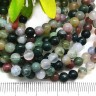 (ОПТ) Бусина округлая 4мм Агат Индийский (камни) (НИТЬ) Купить (ОПТ) Бусина округлая 4мм Агат Индийский (камни) (НИТЬ) с доставкой по России