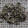 Купить Колечки обычные 7*0,9мм античная бронза (Iron) (100шт) с доставкой по России