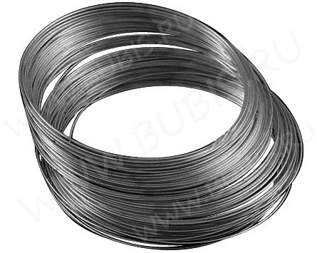 Мемори проволока - пружина - основа для браслета 55*1мм чёрный никель (10 витков)