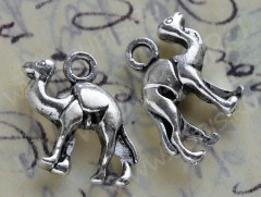 Подвеска Верблюд 01 3D 14,5*14*5мм античное серебро (литьё)
