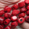 Бусина каменная Бесформенная 16 12-15*9-10мм Коралл красный натуральный (камни) Купить Бусина каменная Бесформенная 16 12-15*9-10мм Коралл красный натуральный (камни) с доставкой по России