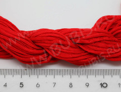 Нейлоновый шнур 09 1,5мм красный (1м)