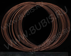 (СКИДКИ!!!) Пружина - основа (заготовка) для колье 11,5см тонкая (0,6мм) античная медь, БЕЗ никеля (10 ВИТКОВ)