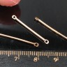 357 Коннектор Палочка 1 к 1 25*1,2*1,2мм светлое розовое золото (Iron) (10шт.) Купить 357 Коннектор Палочка 1 к 1 25*1,2*1,2мм светлое розовое золото (Iron) (10шт.) с доставкой по России