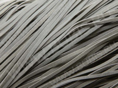 Велюровый шнур 01 плоский 3*1мм серый (1м)