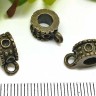Бусина с петлёй 072 Бейл с кружочками 13*9*5,5мм античная бронза (литьё) Купить Бусина с петлёй 072 Бейл с кружочками 13*9*5,5мм античная бронза (литьё) с доставкой по России
