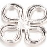 Купить 335 Коннектор рамка Узел бесконечности Большой 28*28*2,3мм античное серебро (литьё) с доставкой по России